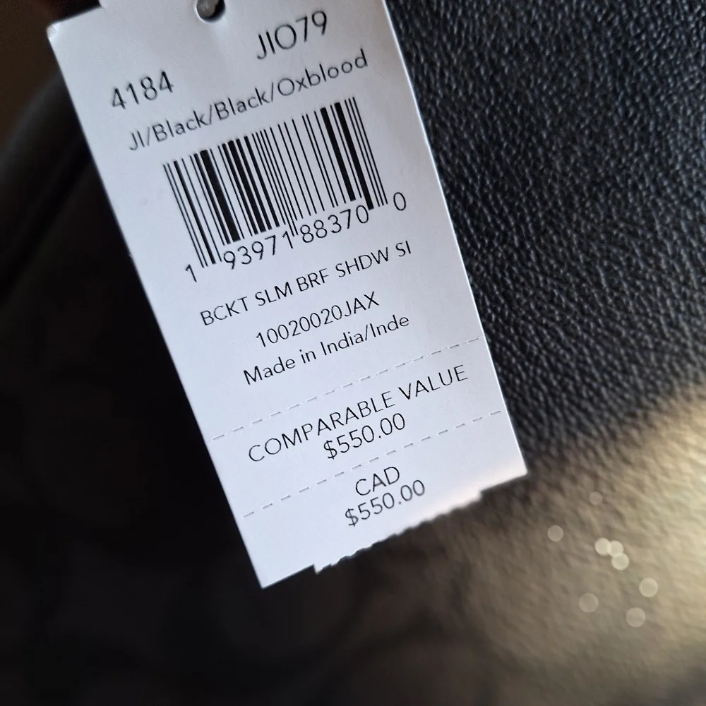 NWT COACH BECKETT SLIM BRIEF IN SIGNATURE CANVAS